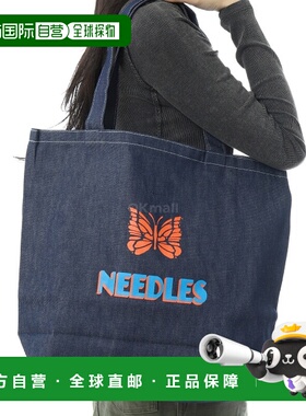 韩国直邮NEEDLES 小号购物袋  -  靛蓝色 (RW078) 手提包单肩包