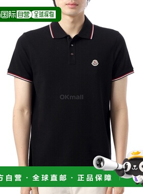 韩国直邮MONCLER 8A70300 84556 999 短袖珠地网眼/领子