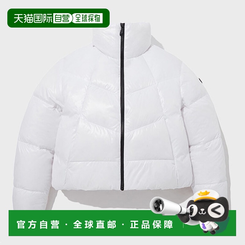 韩国直邮北面 Glossy Down Jacket 宽松立领拉链纯色夹克外套 女