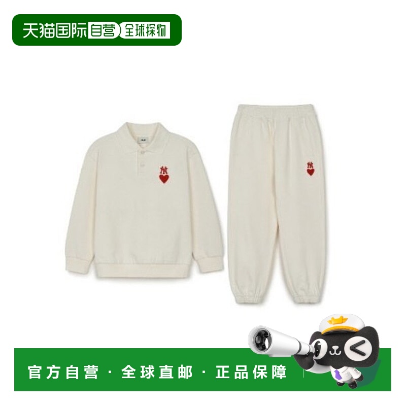 韩国直邮MLB MLB 儿童训练套装 TQK 7AS2H0144-50CRS Heart Pique