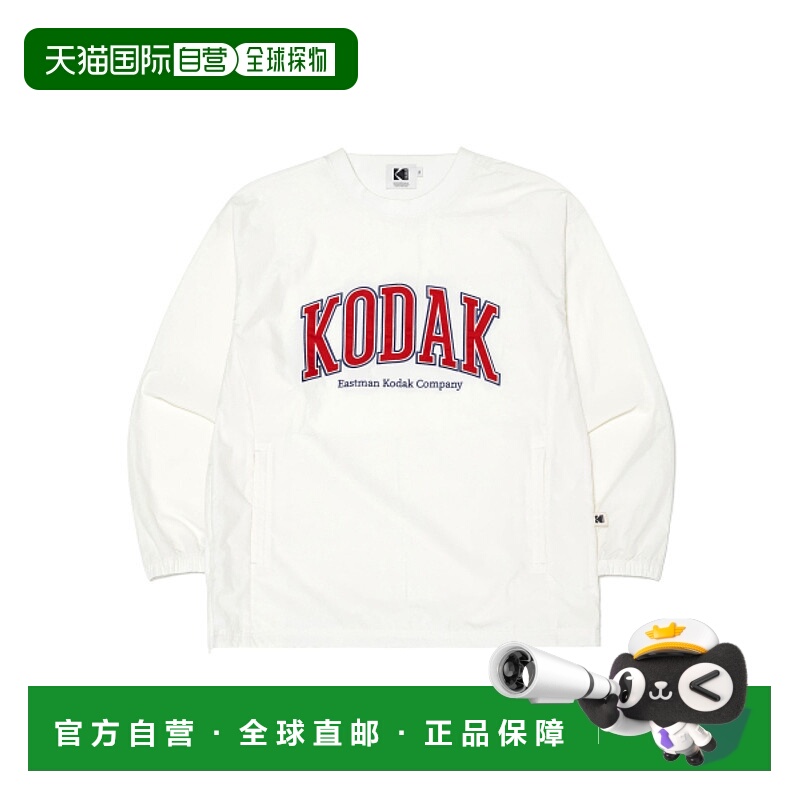 韩国直邮KODAK正品新款美式校园时尚运动男款卫衣K4123EWT11WHT