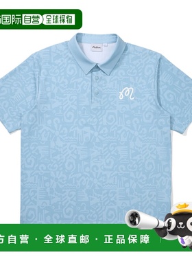 韩国直邮MALBON GOLF 男士POLO衫  M5221PTS86BLU男装