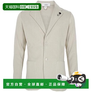 韩国直邮LARDINI Lardini 25SS 灰色开襟羊毛衫夹克 ESLJM56 ES64