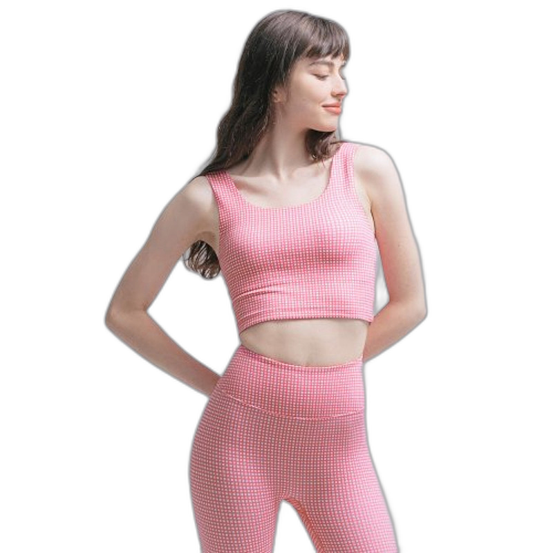 韩国直邮BARREL 女士运动背心5001232032 BARREL FIT GINGHAM CHEC