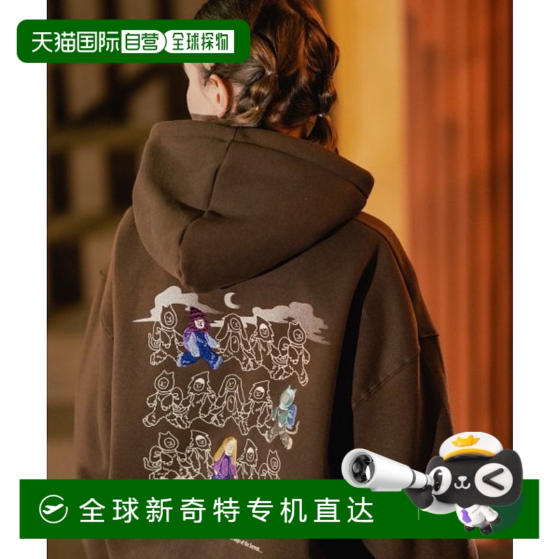 韩国直邮WV PROJECT 女士连帽衫5003843825 Runs Hood Brown JIHD7