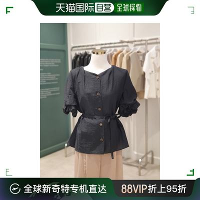 韩国直邮[ZOOC]时尚腰带短袖上衣（V233MSC905）