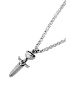 韩国直邮MAHAGRID街头潮牌24年新款美式复古校园休闲项链MG2DFMAB