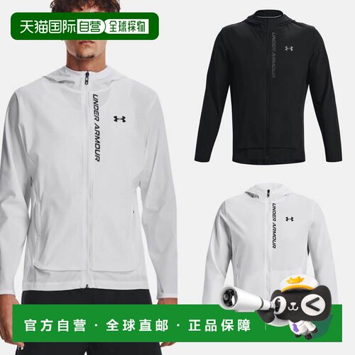 韩国直邮UNDER ARMOUR 1376794 白色/黑色 男式 Outrun the Storm