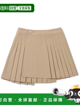 韩国直邮MALBON GOLF 女士运动半身裙M4322PSK14BEI UNBALANCE PLE
