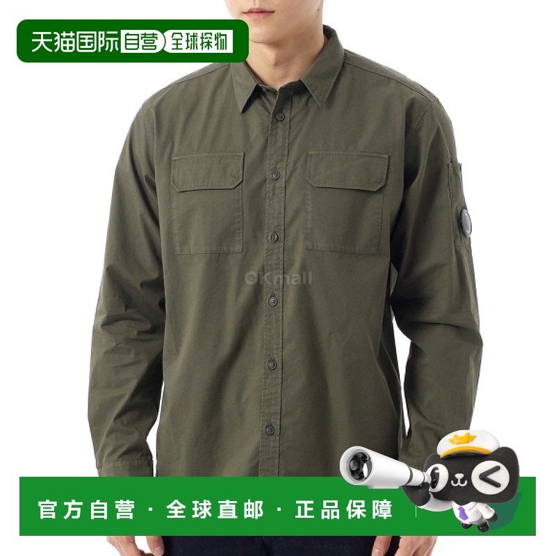 韩国直邮CP COMPANY 有机华达呢镜片衬衫 (18CMSH140A 110143G 68