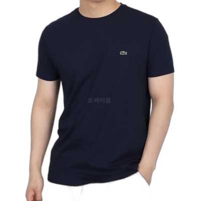 韩国直邮Lacoste TH6709-166 圆领比马棉针织平纹男士T恤男装