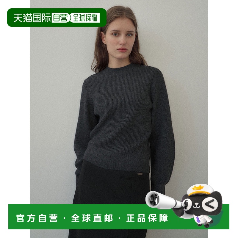 韩国直邮LOEUVRE正品 毛针织衫303595970Half-neck Balloon Sleev