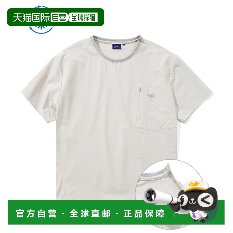 韩国直邮YALE [ONEMILE WEAR] WIND SLEEVE LIGHT GRAYT恤YD03SS2