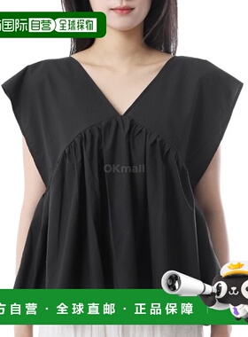 韩国直邮Baserange 黑色电缆上衣 (TOCA-PO-SU25) 无袖的新款女装