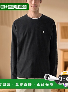 韩国直邮HAGLOFS Brand LS Tee M 纯黑色 (608137-2C5) 长袖T恤
