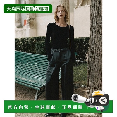 韩国直邮LOEUVRE 女士女装休闲裤 Satin wide cargo pants SW3AL34