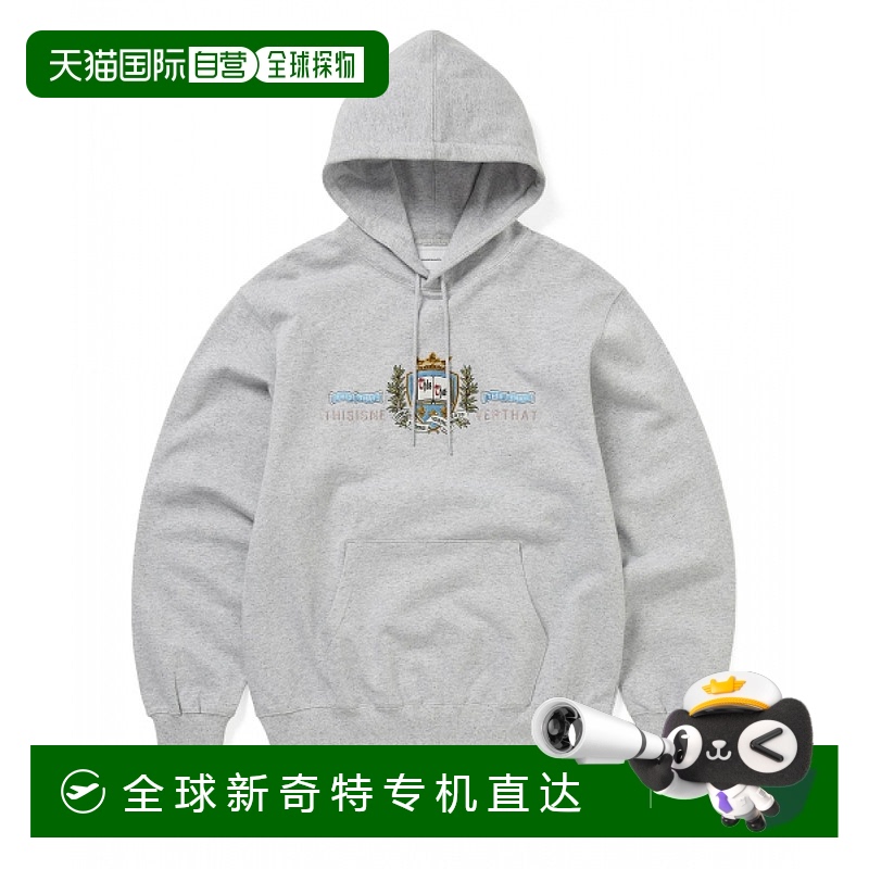 1小时内可退 韩国直邮thisisneverthat  运动衫连帽卫衣