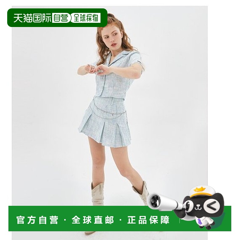 韩国直邮NASTY FANCY CLUB街头辣妹潮牌酷帅休闲时尚新款半身裙F2