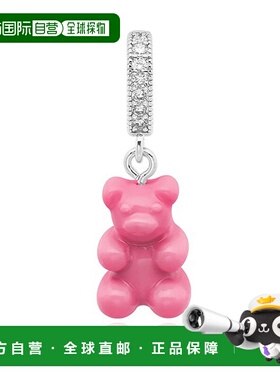 韩国直邮CRYSTAL HAZE [NOSTALGIA BEAR-CANDY PINK-PAVE CONNECT