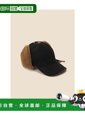 韩国直邮SUECOMMA BONNIE 女士帽子 Fur trapper hat(black)_DSREW