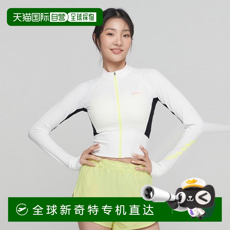 韩国直邮BARREL 女士时尚防晒服WOMEN MOVE ZIPUP RASHGUARD OFFWH