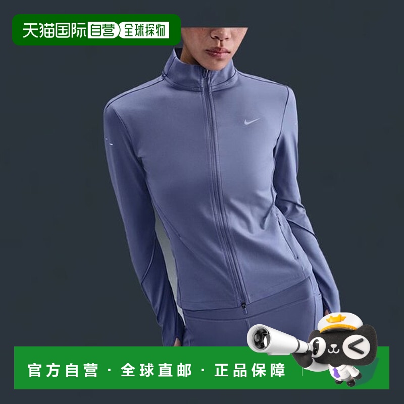 韩国直邮NIKE 耐克女式 Swift Dry Fit 全拉链中层跑步上衣 IB199