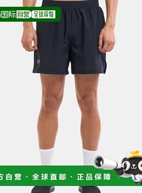 韩国直邮UNDER ARMOUR 1382617 -001 黑色 Launch 5 英寸短裤 男