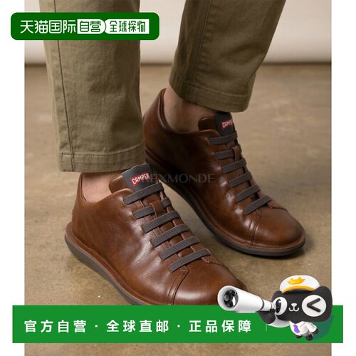 韩国直邮Camper男款时尚运动鞋棕色简约质感复古甲虫18751-049