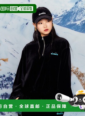 韩国直邮diadora 女士运动卫衣/套头衫D2322LFT05BLK