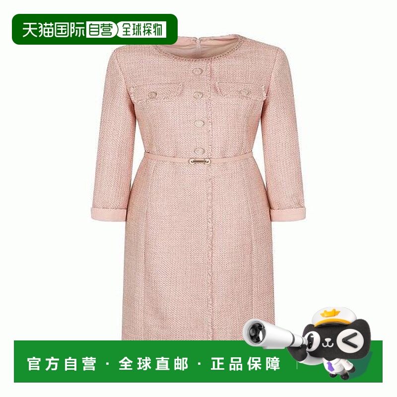 韩国直邮THE IZZAT Theisjack 金属编织粗花呢连衣裙 IM2A0OP01SG
