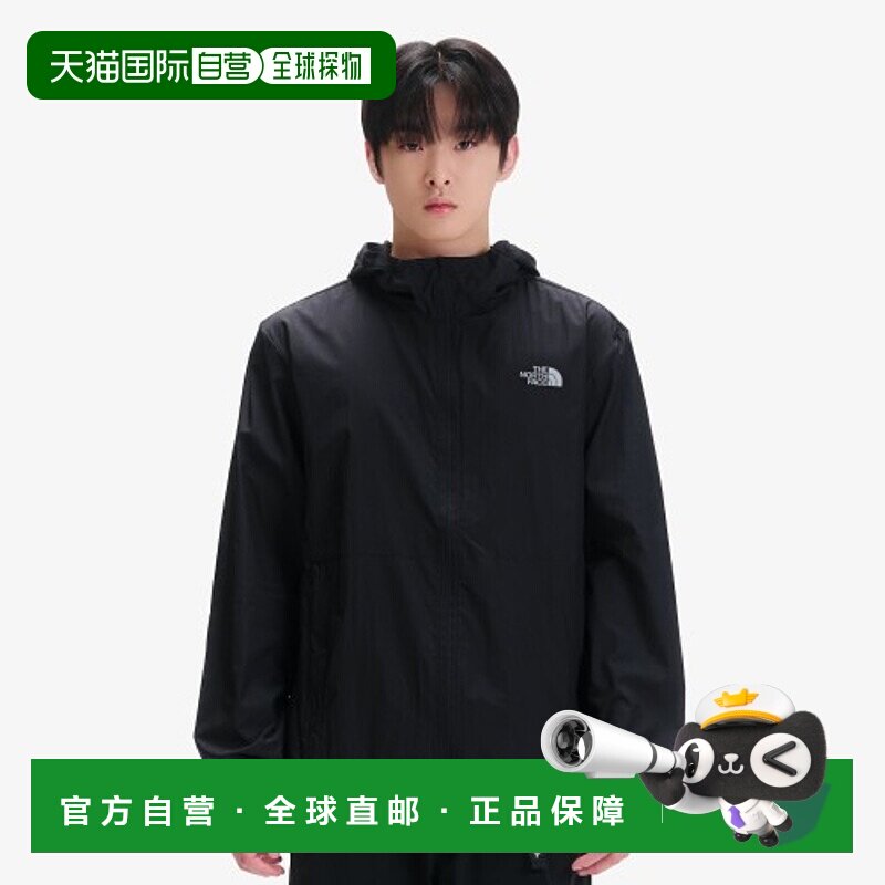 韩国直邮北面THE NORTH FACE 纯色连帽长袖夹克外套 男款 黑色