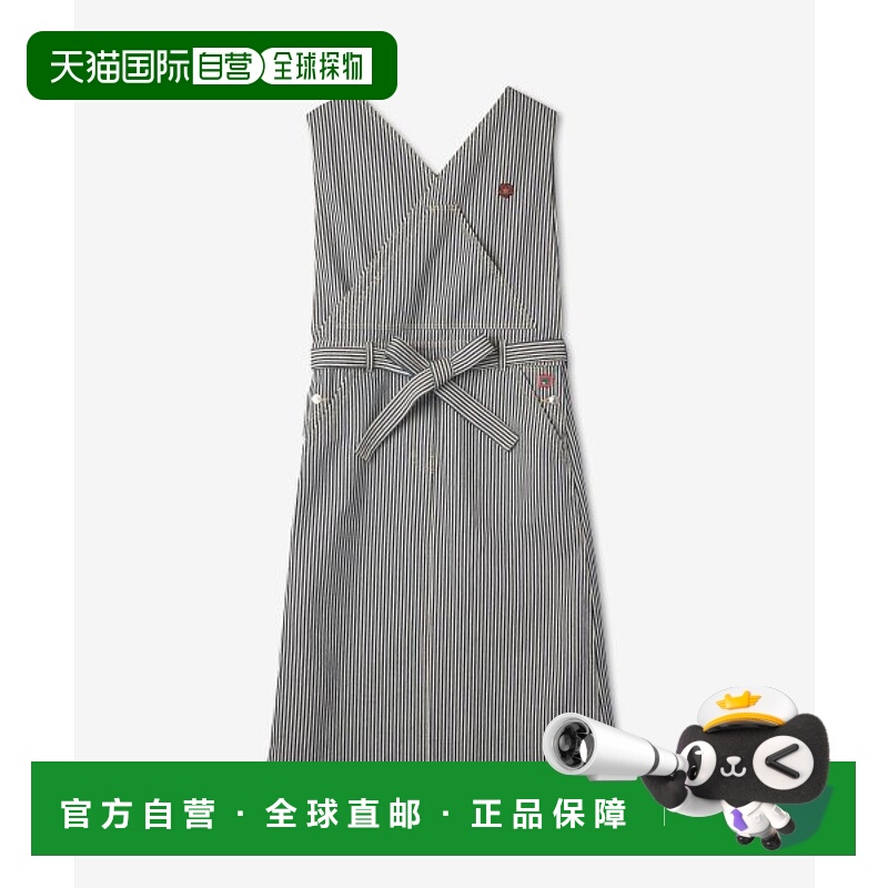 韩国直邮KENZO 连衣裙FC62DR2449EEDE79STRIPE DENIM ONEPIECE女士