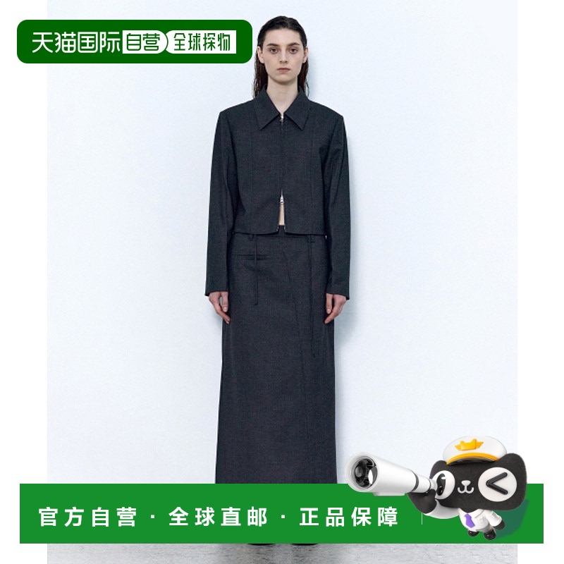 韩国直邮INSILENCE女款设计师新款秋冬高级简约时尚半身裙IW2D4SK