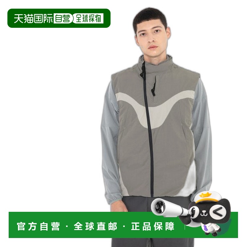 韩国直邮GLACK 男士羽绒马甲GJ027GR正品保暖 高端流行 高级感