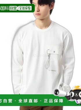 韩国直邮AND WANDER Pe 华夫格长袖 T-白色 (5744284168-030)