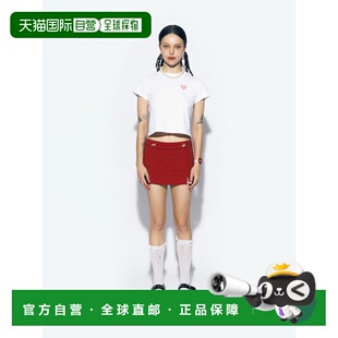 CALIE MINI 女士半身裙CA24BSK003RD TIGHT SKI SLIT 韩国直邮ASIF