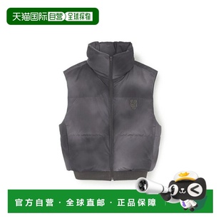 女款 韩国直邮MLB 羽绒马甲 Logo立领拉链短款 纽约大都会队