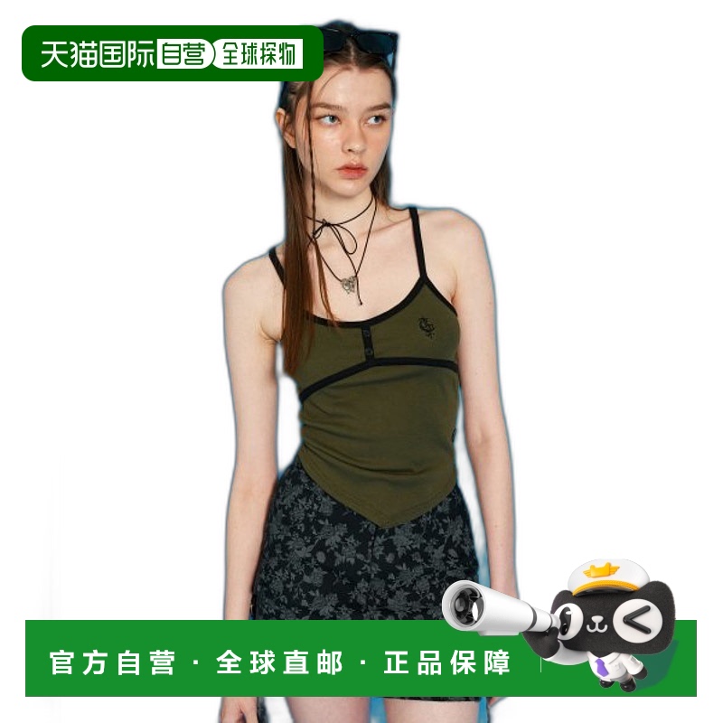 韩国直邮NASTY FANCY CLUB街头辣妹潮牌酷帅休闲时尚新款吊带背心