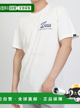 韩国直邮DEUS 骑行 T 恤 (DMS241663D-VWH) 短袖/无袖