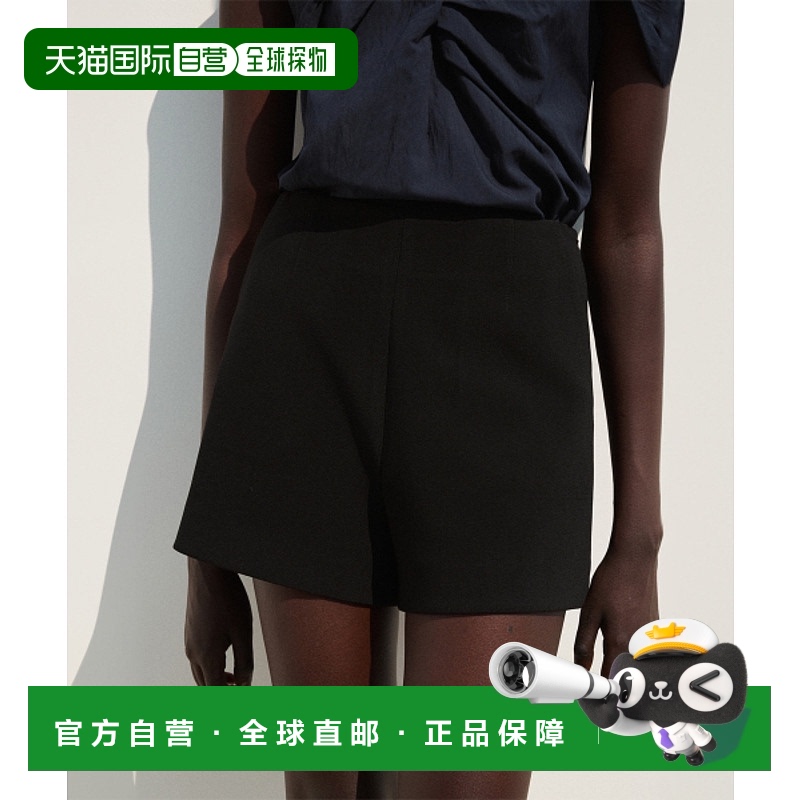 韩国直邮RE RHEE 女士短裤RQ2SLO084-0 CREPE ZIPPED SHORTS