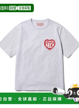 韩国直邮AECA 男士T恤AWCMSSBDTTSST006C0BD AECA LOVE HALF SLEE