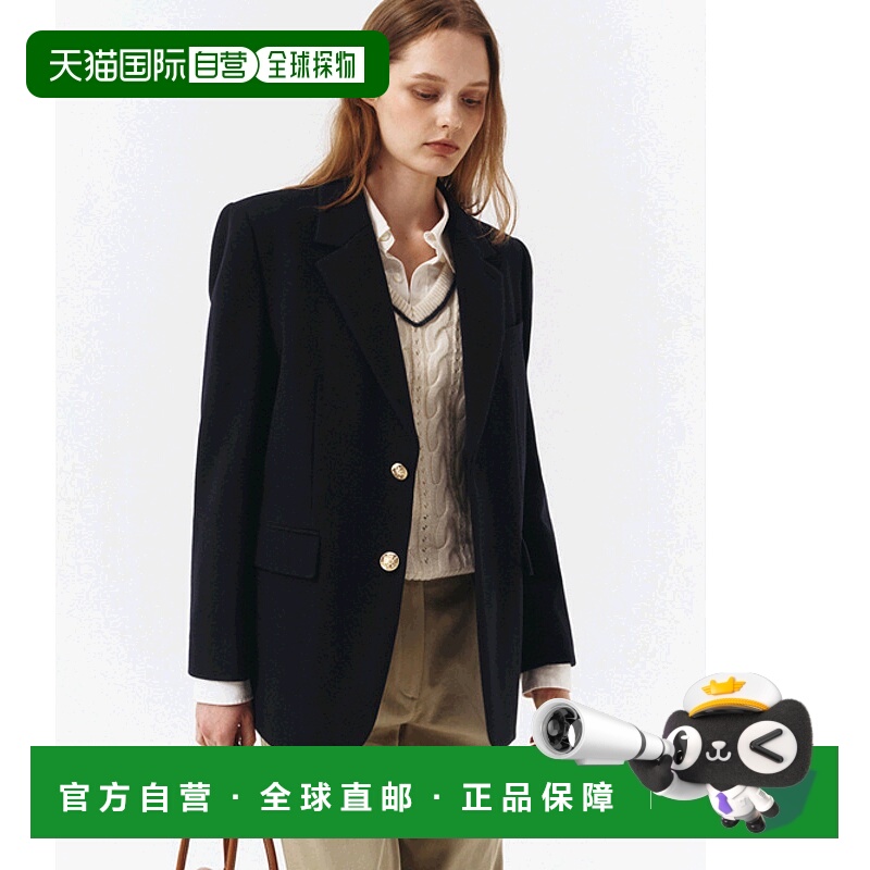 韩国直邮Dunst2023秋冬新品中性风经典女款外套UDJA3C107N2羊毛