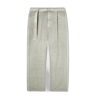 韩国直邮SATUR设计师款大气简约日常休闲个性牛仔裤SA22SSMDP04GR