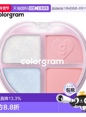 韩国直邮COLORGRAM 爱心四色眼影 05 Fairy Dory 4g正品