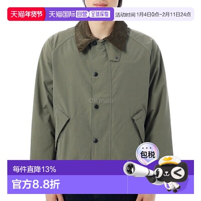 韩国直邮Barbour OS Transporter男女款休闲口袋夹克外套长袖
