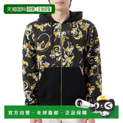 韩国直邮VERSACE Outline Barocco 拉链连帽衫 (78GAI3Z1 FS189 G