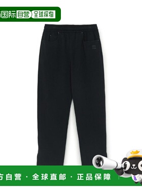 韩国直邮MLB Basic 小徽标磨毛直筒裤 (3APTB2456-50BKS)