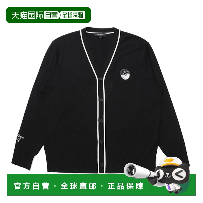 韩国直邮MALBON GOLF 男士开衫 M5121PKO03BLK