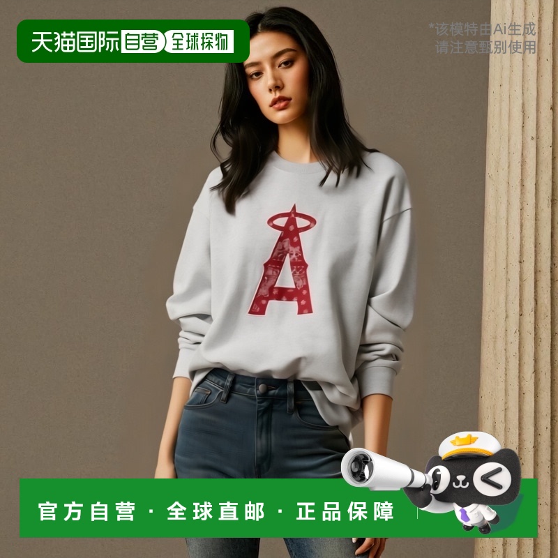 韩国直邮NEWERA MLBLA13546484-GREY连帽卫衣