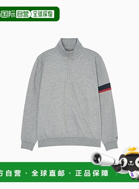 韩国直邮TOMMY HILFIGER 抓绒运动衫半拉链 T12F7TPO660MT1P91